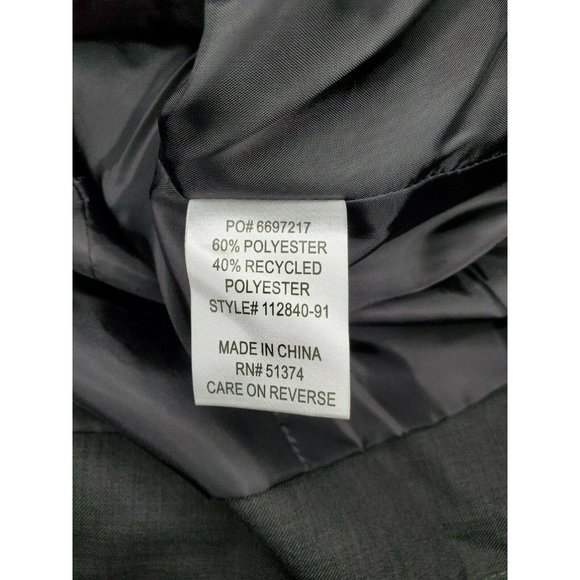 Cintas Men XL Charcoal Gray Men 2 Pocket Polyester Side Slit Suit Or Casual Vest - Picture 10 of 12